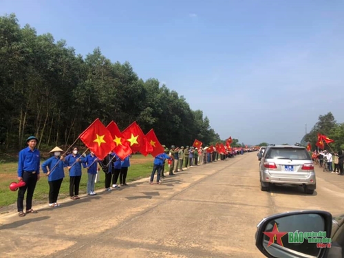Ban Chỉ đạo 515 tỉnh Quảng Bình tổ chức Lễ đón 19 hài cốt liệt sĩ hy sinh tại nước Cộng hòa Dân chủ nhân dân Lào